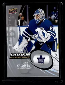 Erik Kallgren 2022 UD Trilogy Rookie Renditions #RR-1 Toronto - Picture 1 of 2