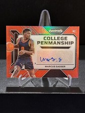 2023 Panini Prizm Draft Picks Marcus Sasser AUTO /125 Rookie Card RC