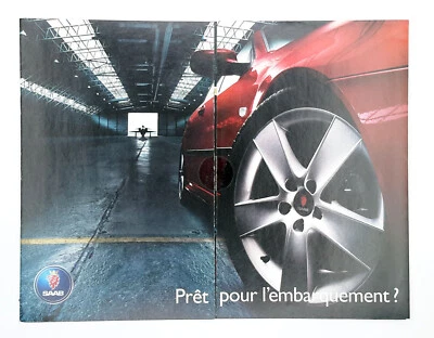 2005 SAAB 93 Vintage Original 6 page Print AD double sided Flyer 97 X SUV 92 TI - Image 1 of 4