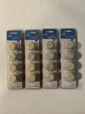 New 16x Brainerd 1-3/8” Elegant Marble Knobs w/ Champagne Bronze Finish Stems - Image 1 of 4