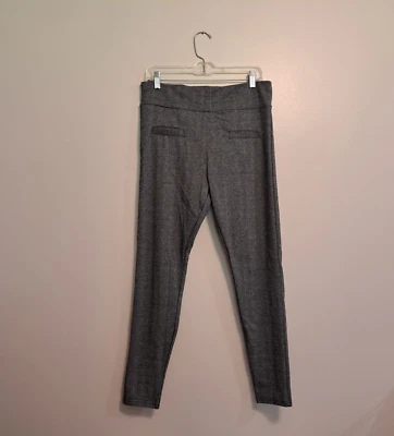 A New Day Womens Tailored Stretch Pants With Faux Pockets Herringbone Pattern XL - Image 1 of 4