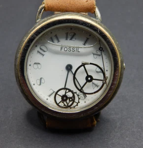 Vintage - Fossil "Floating Gears" Liquid Ladies Watch - Works Great - Imagen 1 de 9