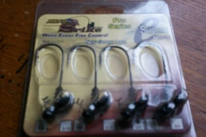 DE COLECCIÓN PLANTILLAS DE PESCA CON CABEZA DE PLOMO SEÑUELOS Nuevos GANCHOS INDIVIDUALES 4 piezas/ganchos snell - Imagen 1 de 3