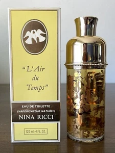 Vintage Nina Ricci L’Air du Temps EDT Perfume 120 ml/  4fl. oz Spray - Picture 1 of 8