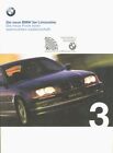 BMW 3er Limousine Prospekt 1998 D brochure catalogus catalogue 8 11 03 34 10 1