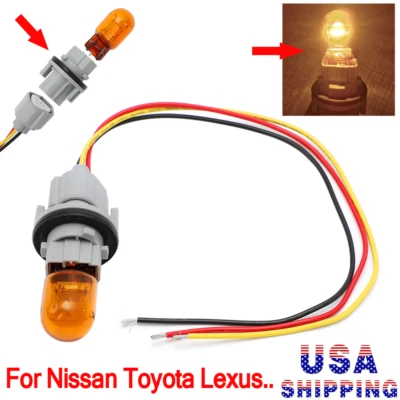 For Nissan Rogue Altima Pathfinder Headlight Turn Signal Bulb Socket Harness Set - Image 1 of 4