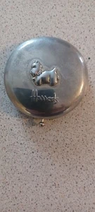 VINTAGE HARRODS COMPACT TWIN MIRROR - Scottie Dog Feature on front - Picture 1 of 3