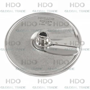 HALLDE 3MM (1/8") VEGETABLE CUTTER SLICER DISC RG100 SUITABLE FOR HOBART FP100 - Picture 1 of 3