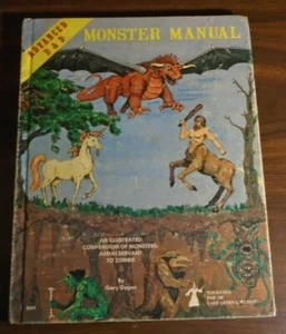 Advanced Dungeons & Dragons Monster Manual 3rd Edition 1978 TSR Gary Gygax - Picture 1 of 7