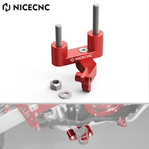 NICECNC Rechte Fußrastenhalterung Stütze Satz Für Honda XR650L 1993-2025 Red - Picture 1 of 13