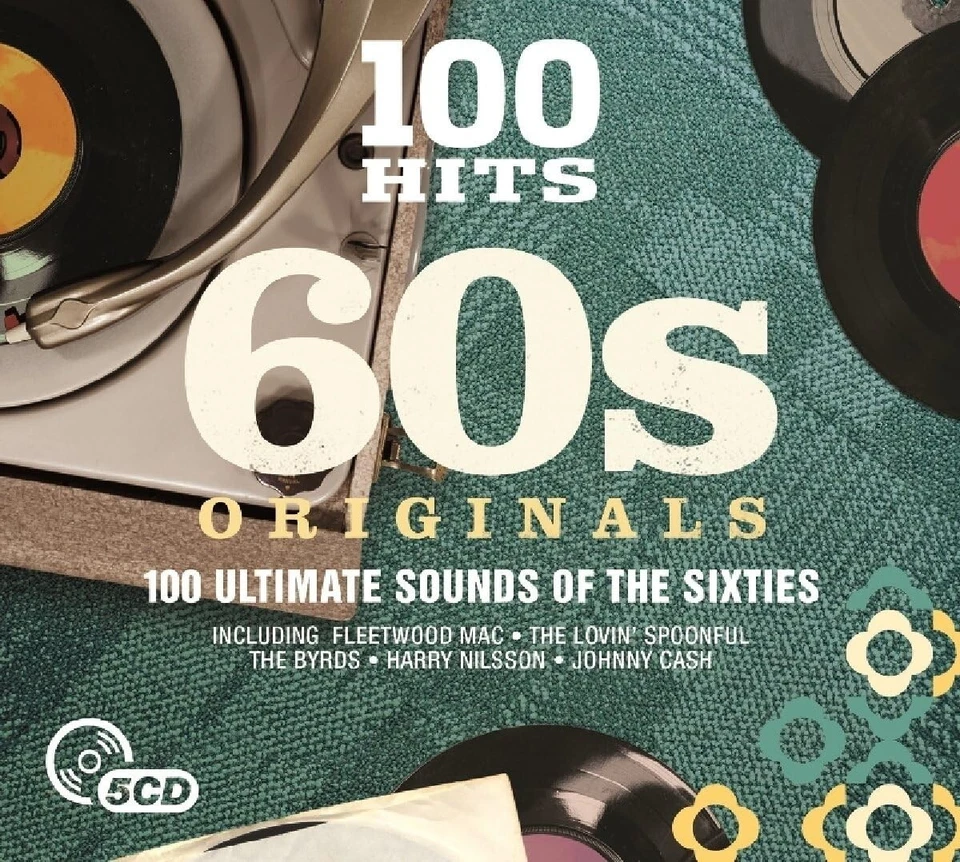 100 HITS-60'S ORIGINALS  -  Digipack Edition 5 CD    ** NEW** - Image 1 of 1