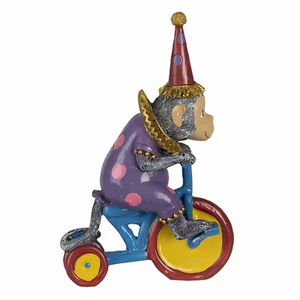Decoración lindo mono en triciclo Clayre&Eef circo payaso 18*11*20cm 6PR4731  - Imagen 1 de 1