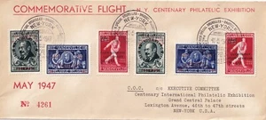 Belgien 1947 Gedenkflugbrief - Bild 1 von 2