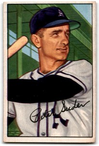 1952 Bowman Baseball Pete Suder Philadelphia Athletics #179