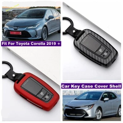 Car Accessories Key Decor Cover Protector Case Trim For Toyota Corolla 2019-2025 - Image 1 of 4