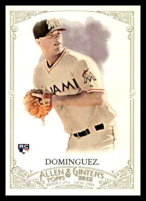 2012 Topps Allen & Ginter #344 Matt Dominguez  RC, SP  Miami Marlins - Image 1 of 2