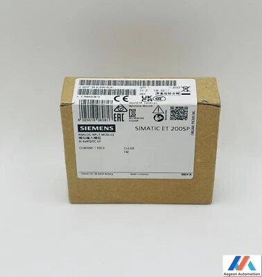 Siemens Simatic 6ES7134-6JD00-0CA1 ET200SP módulo de entrada analógica 134-6J... - Imagen 1 de 4