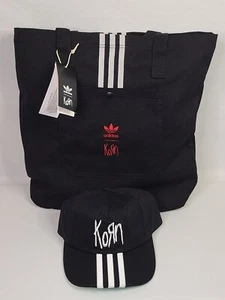 Adidas x Korn 30th Anniversary Tote Bag + Korn x Adidas Snapback Hat Bundle ๐ฅ - Picture 1 of 21