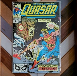 Quasar #2 casi nuevo- (Marvel 1989) bandas cuánticas de origen + Battle vs Deathurge - Imagen 1 de 2