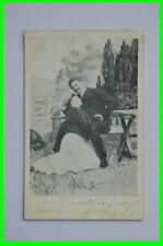 Cartolina postale antica fotografia artistica viaggiata 1908