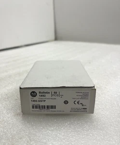 New Lot of 50 Allen Bradley 1492-GSTP Ser A Gangable Plug Terminal Blocks - Picture 1 of 3