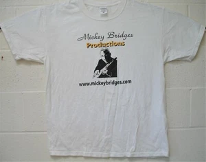 Mickey Bridges Productions Jazz Saxophonist T Shirt XL White Music - Picture 1 of 5