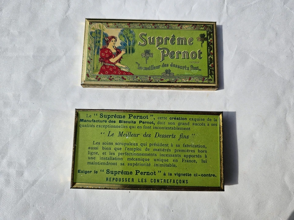 Boite en tôle lithographiée Biscuits Pernot Dijon - Suprème Pernot - Photo 1/1