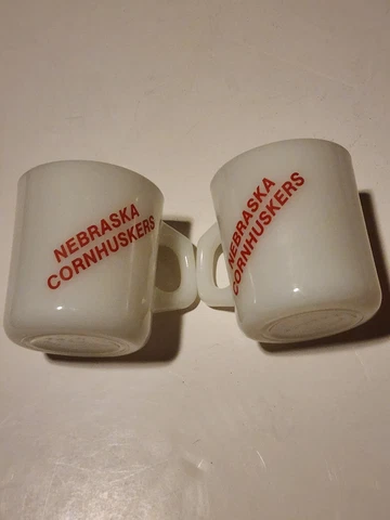 2 UNIVERSITY NEBRASKA CORNHUSKERS HUSKERS FOOTBALL GLASSES Cover