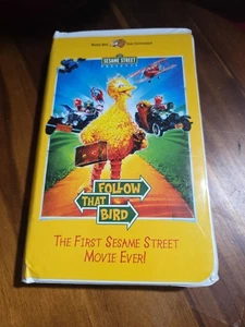 Sesame Street - Follow That Bird (VHS, 1996, Clam Shell) Fully Tested  - Picture 1 of 4
