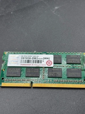 RAM TRANSCEND 8 GB 2RX8 DDR3 1600 - Immagine 1 di 2