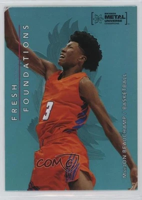 2022 Skybox Metal Universe Champions Aqua MarJon Beauchamp #FF15 Rookie RC - Image 1 of 2