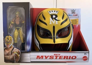 Mattel WWE Roleplay Rey Mysterio Actionfigur Set Eingangsmaske Spielset - Bild 1 von 5