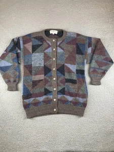 Vintage Peruvian Connection Sweater Womens Large Alpaca Geometric Peru 90s - Picture 1 of 10
