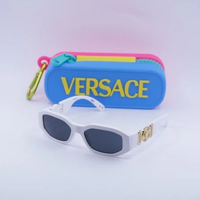 Gafas de sol VERSACE Kids VK4429U 314/87 blanco/gris oscuro 48-16-130 nuevas auténticas Foto 1 de 4