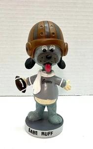 BABE RUFF - Birmingham Barons MASCOTA Bobblehead jugador de béisbol con fútbol americano - Imagen 1 de 7