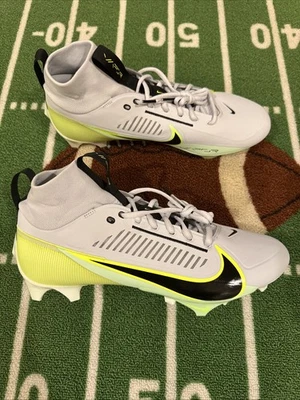 Nike Vapor Edge Pro 360 2 Football Cleats Platinum Barely Green DA5456-004 Sz 13 - Image 1 of 4