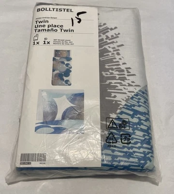 Juego de cama Ikea Bolltistel funda nórdica doble funda de almohada Y2K nuevo stock antiguo vintage Foto 1 de 2