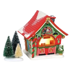 Porzellan Disney Village Mickey Mouse Baum Lot beleuchtetes Gebäude, 6 Zoll, mehrfarbig - Bild 1 von 2