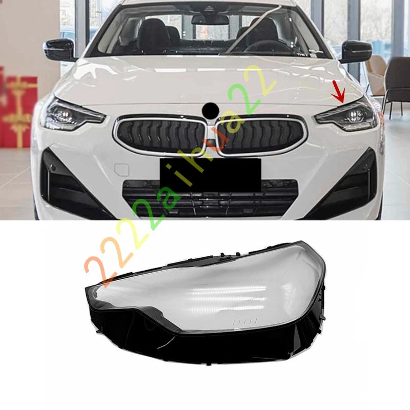 Cubierta transparente lente faro izquierdo bmw serie 2 2 puertas 2022-25 m2 2024-26 + pegamento Foto 1 de 4