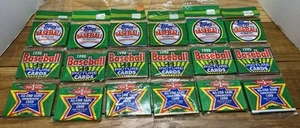 1990 Topps MLB Baseball 45 Picture Cards + All-Star Card - 6 confezioni rack sigillate G - Foto 1 di 3