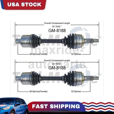 Front Passenger Driver Side CV Axle Joint Fits 2003 2004 2005 Chevrolet Astro - Image 1 of 2