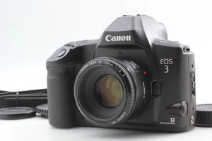 [Top NEUWERTIG] Canon EOS-3 EOS3 analoge Spiegelreflexkamera 35 mm EF 50 mm F1.8 II Objektiv aus JAPAN - Bild 1 von 14