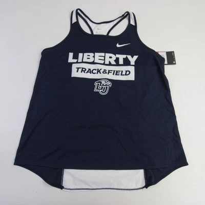 Liberty Flames Nike Sleeveless Shirt Women's Navy/White New - Image 1 of 4