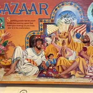Vtg Bazaar Board Game by Discovery Toys 1987 100% COMPLETE Educational & Fun - Picture 1 of 11