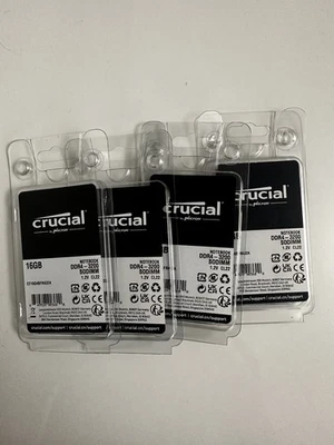 Crucial RAM 16GB DDR4 3200Mhz CL22 (Or 2933Mhz or 2666Mhz) Portable Memory CT16G - Image 1 of 3