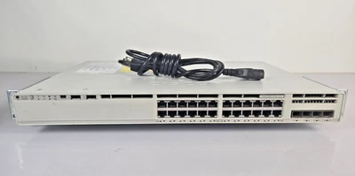 Cisco Catalyst C9200L-24P-4G-E  9200L Series 24x Port PoE+ 4x1G  Switch - Image 1 of 3