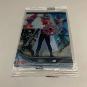 KAMEN RIDERS Wafer Card Plastic GOD From Japan - Picture 1 of 2