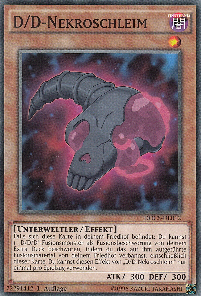 YU-GI-OH, D/D-NEKROSCHLEIM, C, DOCS-DE012, 1. Auflage, TOP - Bild 1 von 1