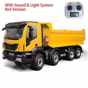 1/14 Hydraulischer RC Dumper Auto Metall Funksteuerung Kipper Truck Licht Sound - Bild 1 von 8