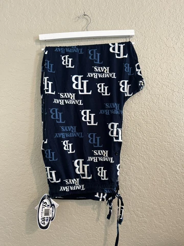 Tampa Bay Rays Pajama Pants MLB Sport S Baseball NWT 2xl Blue White Concepts Cover